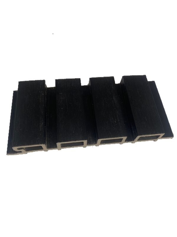 Paneles Wpc Exterior Waga negro